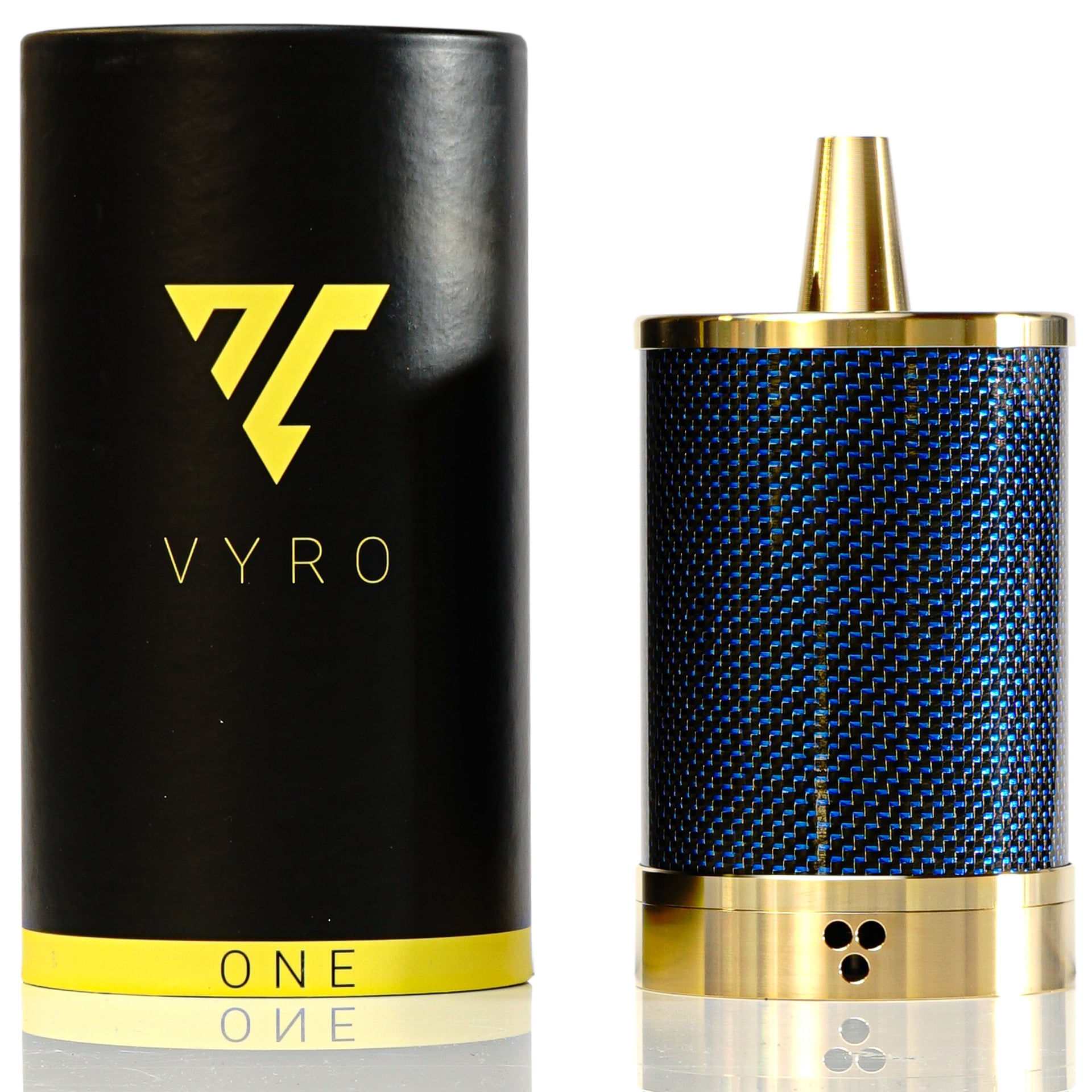 Vyro One / Carbon Blue / 24 Karat Gold